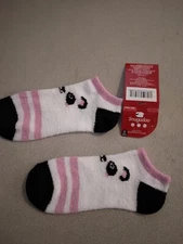 Soft Fuzzy Raccoon Aloe infused socks Snugadoo 273287