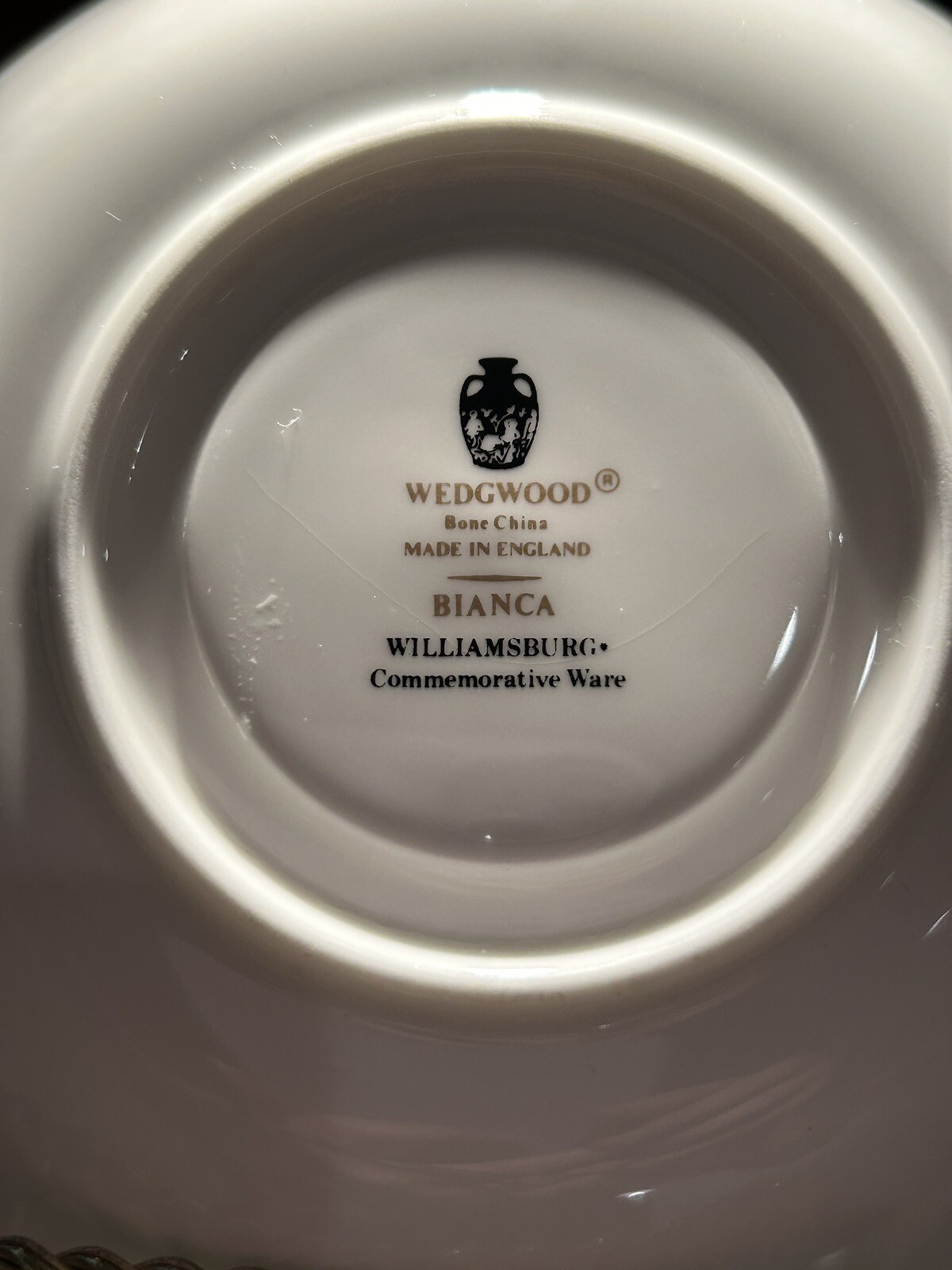 Wedgwood Bianca Williamsburg Mark 5 Piece Place Setting R4499 China eBay