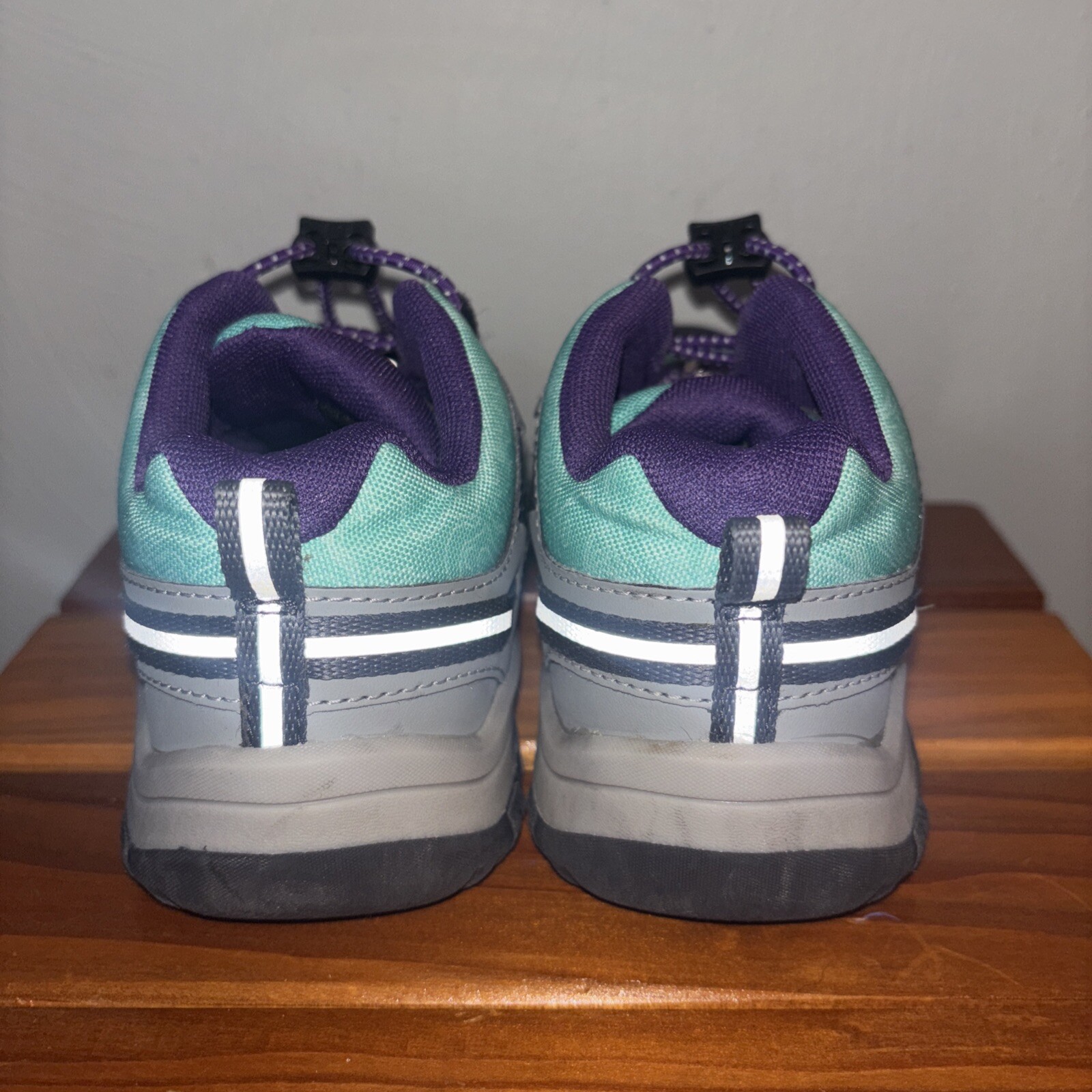 SCARPA DA TREKKING KEEN BIG TARGHEE SPORT VENT PER BAMBINI TAGLIA 1 ELASTICO PIZZO TEAL VIOLA