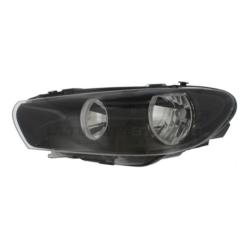 Headlights VW Scirocco 2008-2015 Black Inner Headlamps Drivers & Passenger Side - Picture 15 of 24