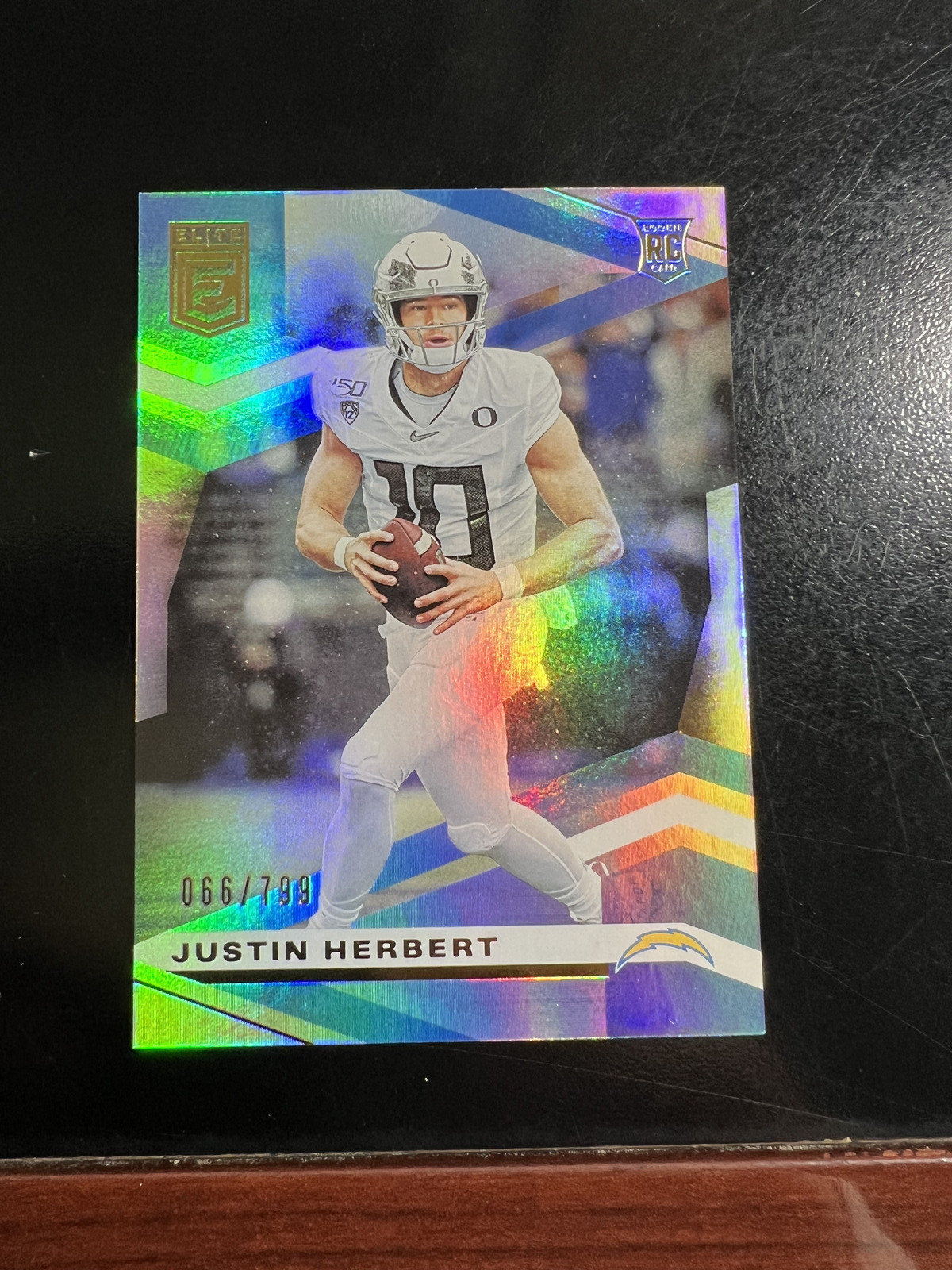 2020 Panini Donruss Elite - Rookies #104 Justin Herbert /799 (RC)