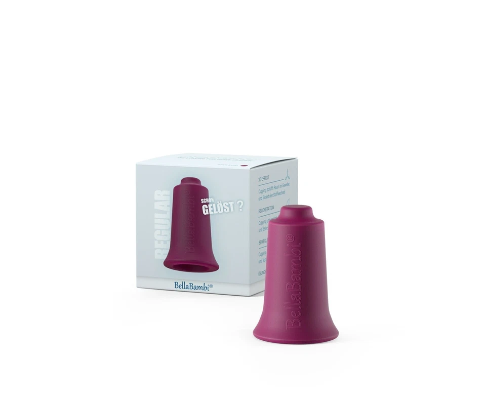 Bellabambi - mini sensitive - Unterdruck-Massagen regular/brombeer D=2cm