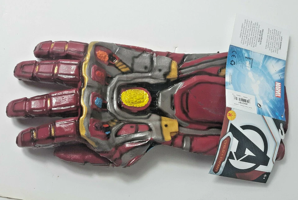 Рубиновые перчатки Avengers Infinity Gauntlet детские 6+ костюм для Хэллоуина ручная перчатка - Изображение 3 из 4