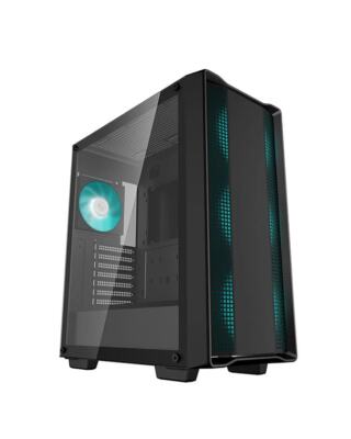 DeepCool CC560 V2 schwarz Midi Tower Gehäuse ATX/mATX/Mini-ITX Glasfenster