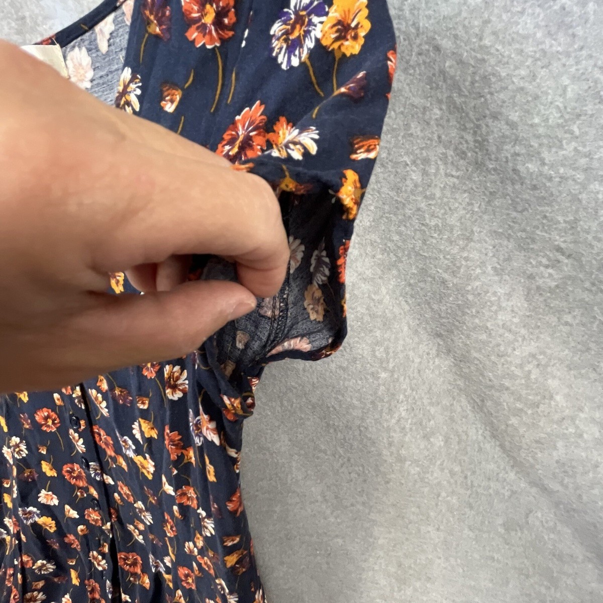 Band Of Gypsies Dress Woman's Small Blue Floral | eBay