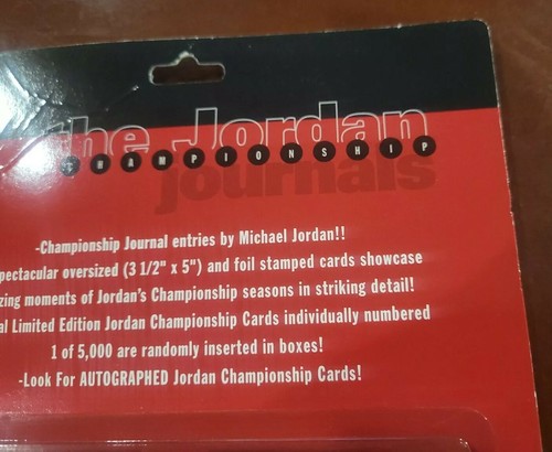 New Sealed Upper Deck The Jordan Championship Journals 24 Cards - Picture 5 of 12