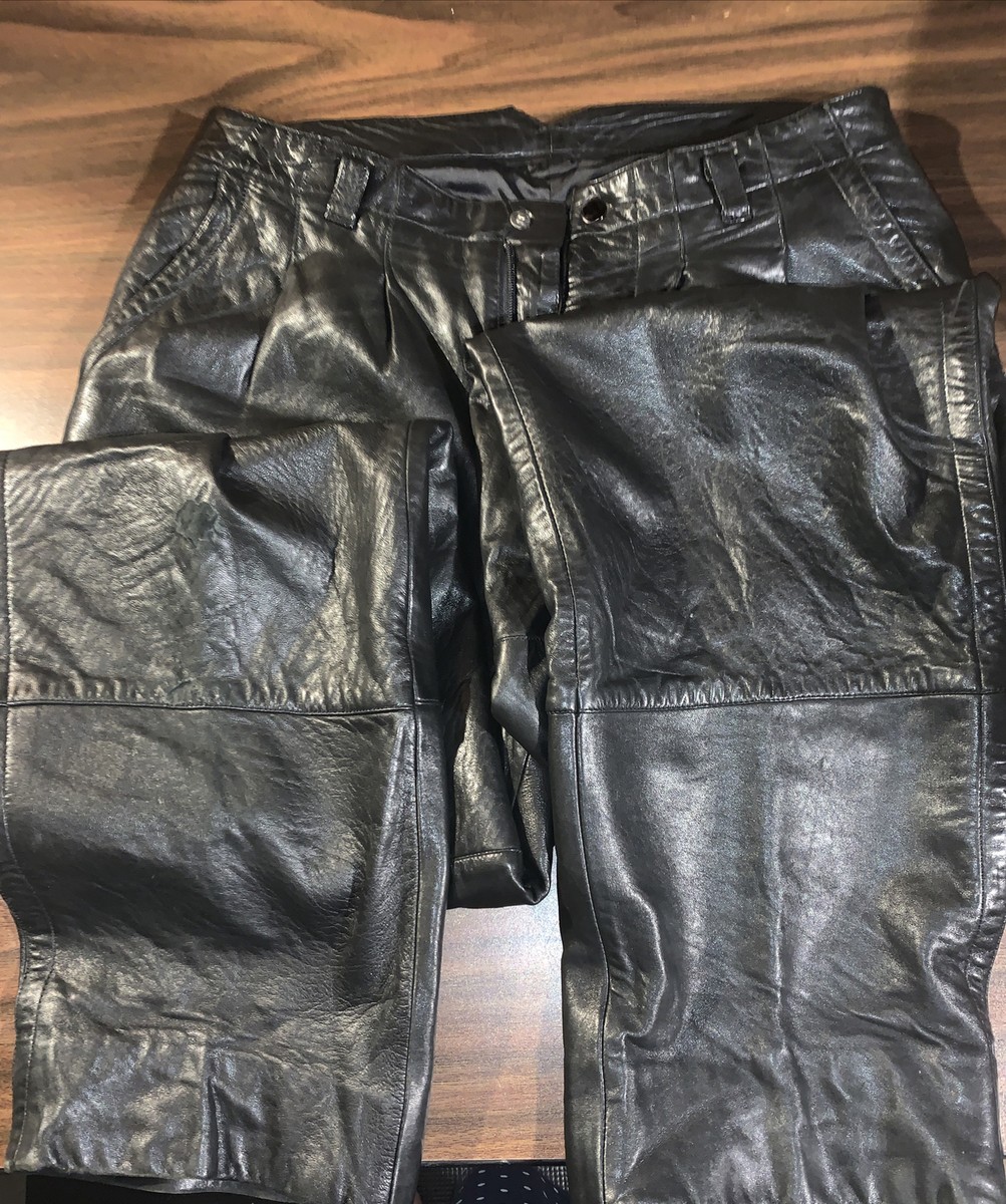 Marc Buchanan Pelle Pelle Leather Pants Size 30 | eBay