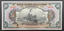 Ecuador Specimen Banknote P94s
