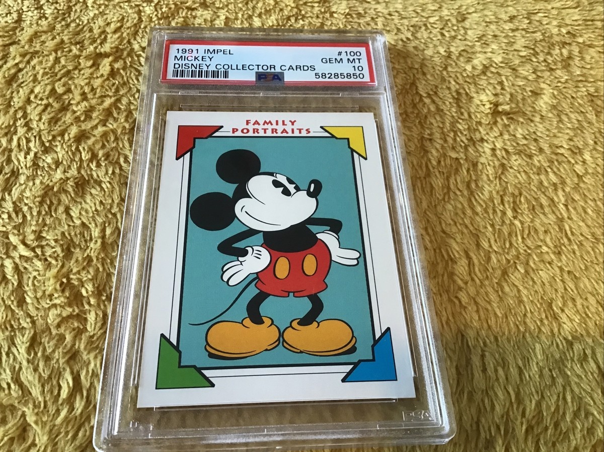 1991 Impel Disney Mickey Mouse #100 Ultra Rare 1/4 Gem Mint PSA 10