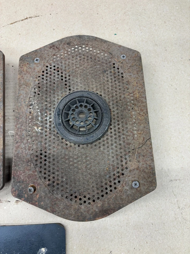 Chevelle Camaro 1969 1972 paquete bandeja cubierta trasera altavoz rejilla cono conjunto cubiertas Foto 3 de 4