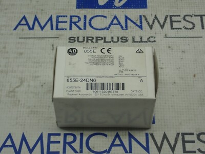 Allen Bradley 855E-24DN6 Steady Incandescent 24V AC/DC Blue Stack Light