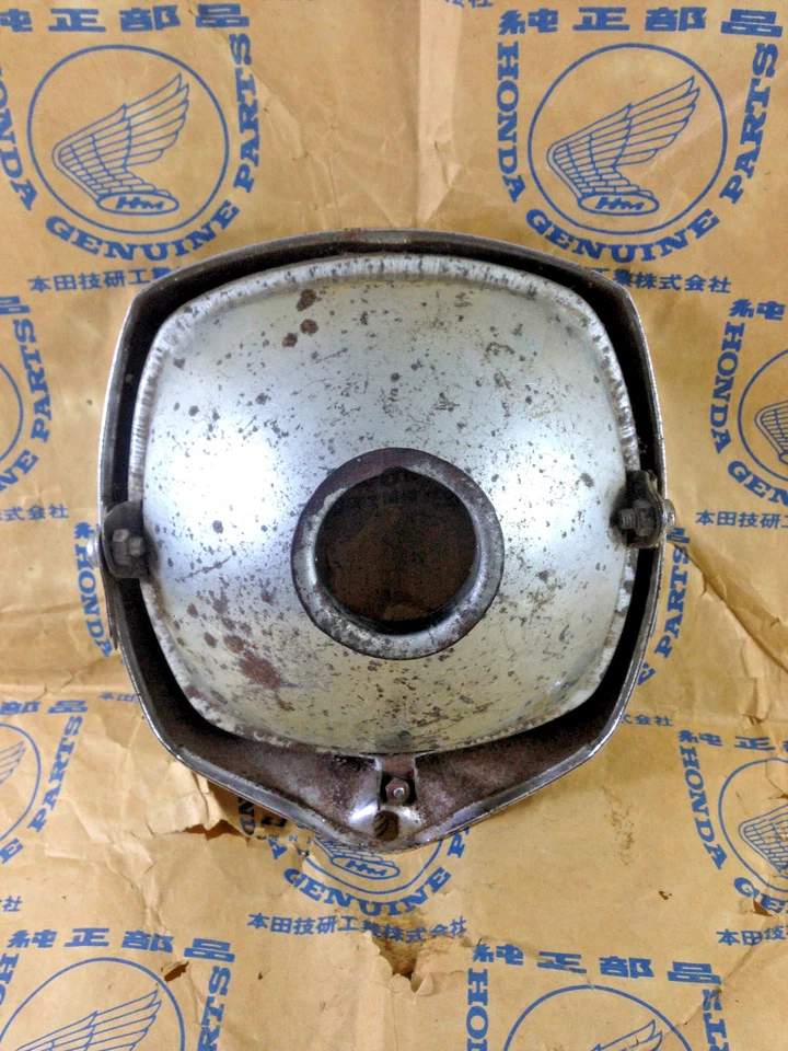 Faro faro honda c92 ca92 cb92 c95 ca95 nuevo stock antiguo Foto 2 de 4