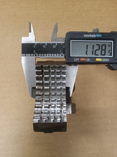 Modified 8” Chuck Jaws with Hardinge S-35 Collet Pads (Shortened), Two Sets of 3 - Picture 6 of 8