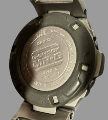 希少‼️ G-SHOCK MR-G MRG-100 Casio G-Shock MRG-100 Titanium Silver Digital Mens Watch