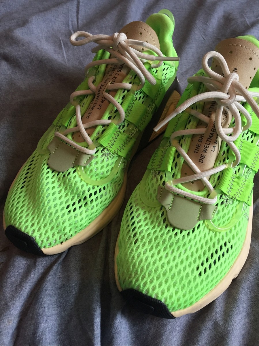 Adidas Ladies LXCON Neon Green Trainers Running Shoes UK RRP £150