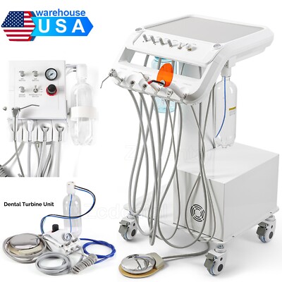 Unidad de entrega de carritos portátiles compresor de aire curado/Unidad turbina