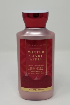 Bath and Body Works WINTER CANDY APPLE  Body Lotion 8 fl oz /236mL *NEW*