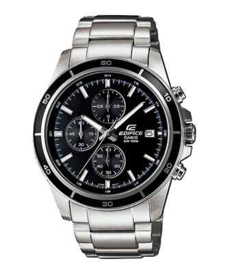 CASIO EDIFICE EFR-526D-1AVUEF Herren Edelstahl Uhr Chrono Chronograph neu