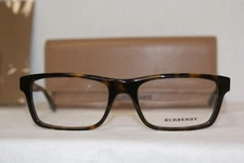 Brand New Authentic Burberry Eyeglass 2138 Havana 3397 Size 55-18mm & Case!