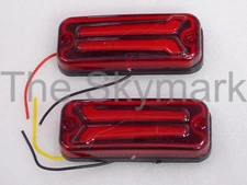 Front Or Rear Indicators 12v LED Light Set Red Suzuki Samurai SJ410 SJ413 Gypsy