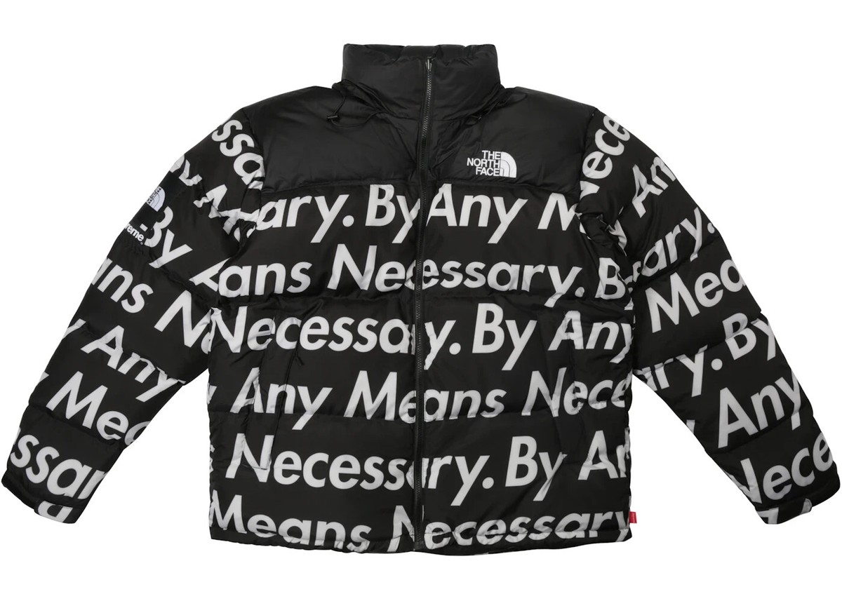 Supreme 15Aw The North Face By Any Means Necessary Nuptse Jacket M 