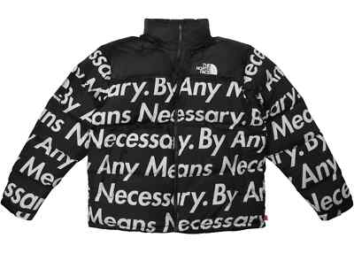 Supreme 15Aw The North Face By Any Means Necessary Nuptse Jacket M 