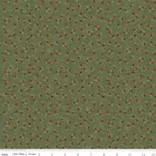 Naughty or Nice C16263 Green by Teresa Kogut for Riley Blake - by half-yard