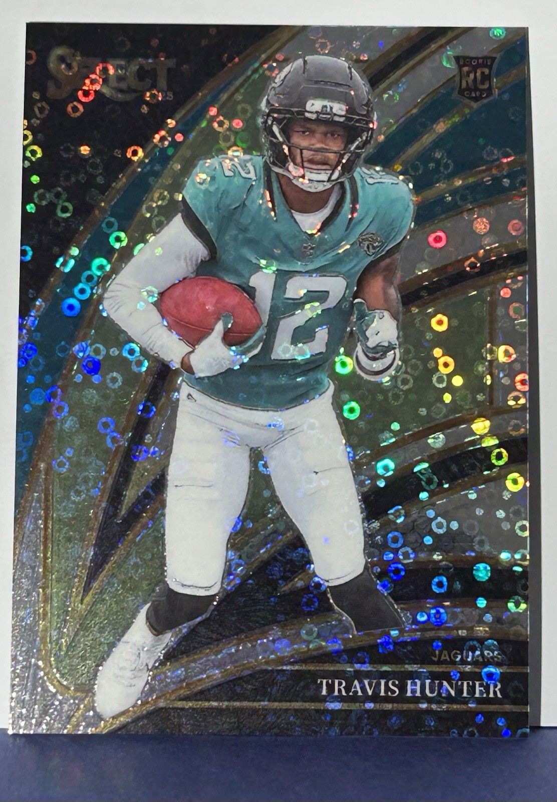 2025 Panini Select - Club Level Travis Hunter #228 Disco Prizm (RC)