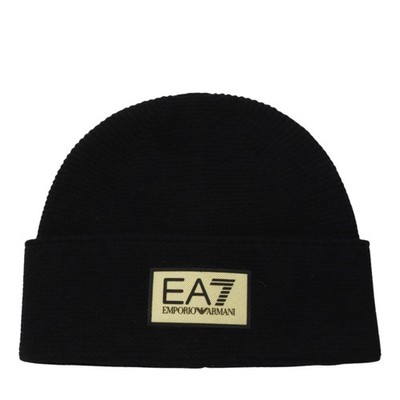 EA7 Herren Mütze Mountain Logo Schwarz Code 7X000247AF18021-UC001