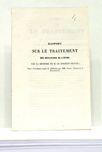 ALTES BUCH BERICHT BEHANDLUNG ABWEICHUNGEN DORN PRAVAZ NEUE METHODE 1828 - Bild 2 von 3