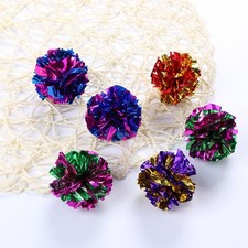 24 Pcs Cat Safe Crinkle Balls Toy Interactive Cats Toys for Pets