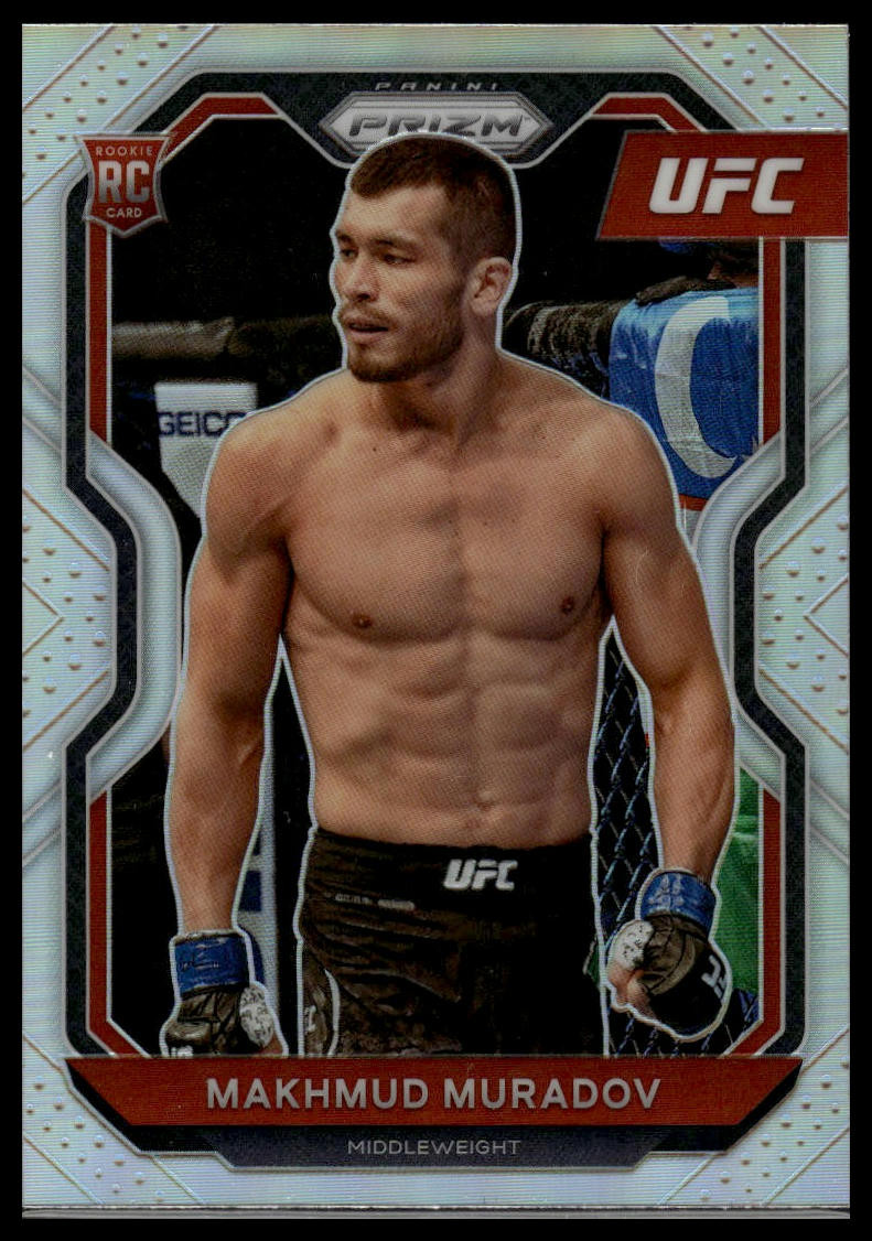 2021 Panini Prizm UFC #55 Makhmud Muradov Silver Prizms Rookie