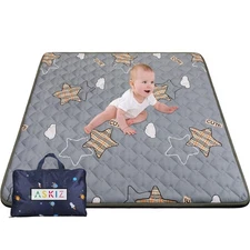 Baby Play Mats for Floor, Thick 50x50 Inch Crawling Mat Playpen,Foam... 