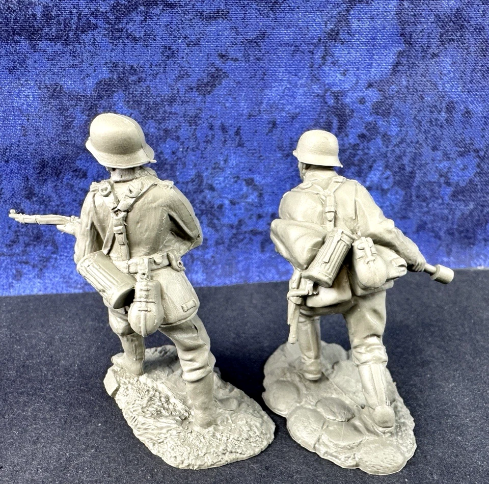 Lote de 8 soldados alemanes de juguete Conte Collectibles Segunda Guerra Mundial 54 mm el día más largo Foto 3 de 4