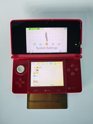 Nintendo Red 3DS game console used | eBay