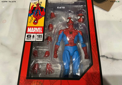 MedicomToy MAFEX No.185 Spider-Man (Classic Costume Ver. Reissue! EXTREMELY NICE