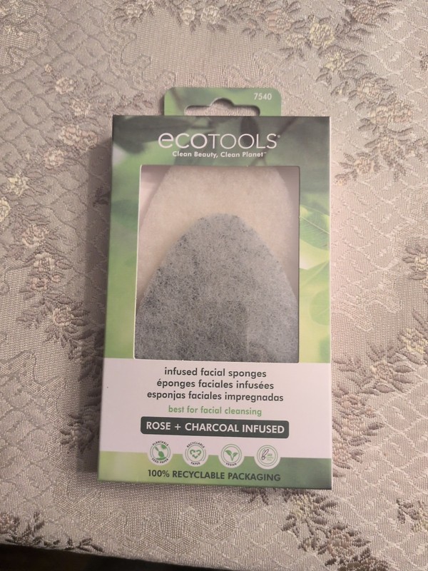 EcoTools Rose Charcoal Infused Facial Sponge