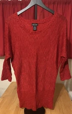 Wet Seal Christmas Sweater Red Dress XS
