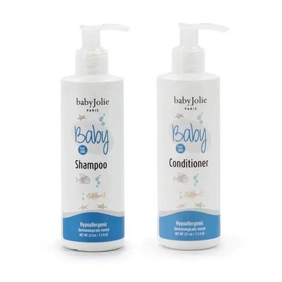 Baby Jolie - Baby Shampoo & Conditioner Set For Infant And Toddlers, Tear-Free F