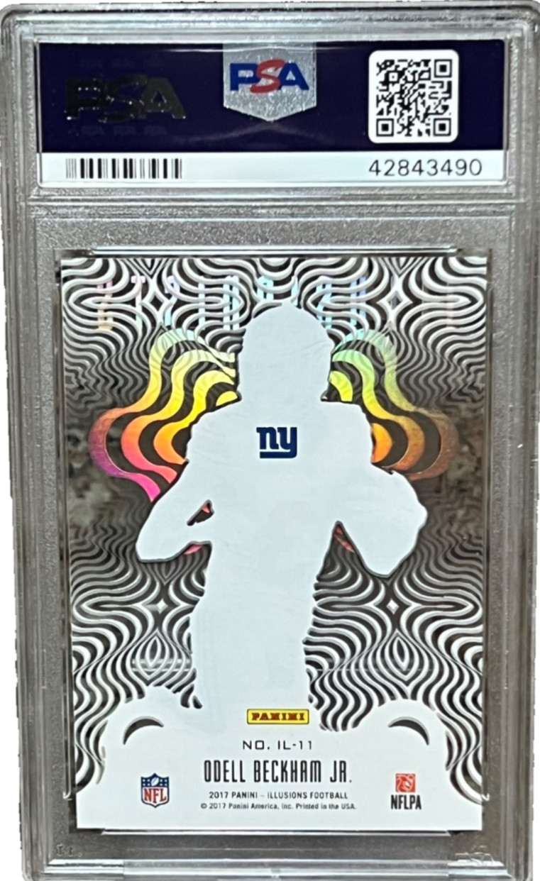 2017 Odell Beckham Jr Panini Illusions Illusionists PSA 10 Acetate SP Pop 1 !! view 15