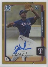 2015 Bowman Draft Chrome Pick Gold Refractor 39/50 Eric Jenkins #BCA-EJ Auto 0b2