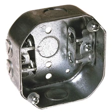 RACO 153 Electrical Octagon Box,15.5 cu. in. 2DDB5