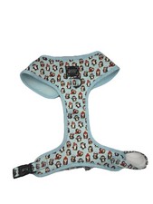 Sassy Woof Adjustable Dog Harness Winter Waddleland Penguin Blue Size XL
