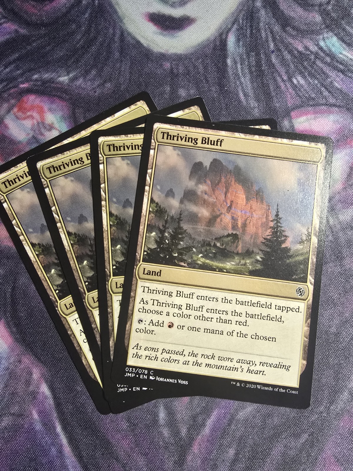 MTG Thriving Bluff x4 Jumpstart 033/078 Regular Common NM Unplayed