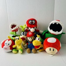 Super Mario Plush Lot Of 9 Mushroom Toad Pipe Trap Koopa Troopa Iggy Koopa
