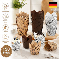 Stampi per muffin carta stampini per muffin set 150 pezzi stampi per cupcake tulipani