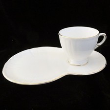 MONARCH by Royal Grafton Hostess Tray & Footed Tea Cup NEW made in England