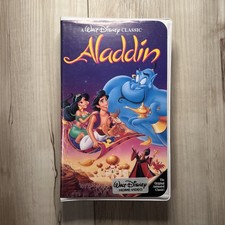 Walt Disney Classic Aladdin VHS NTSC Children's & Family Adventure Fantasy