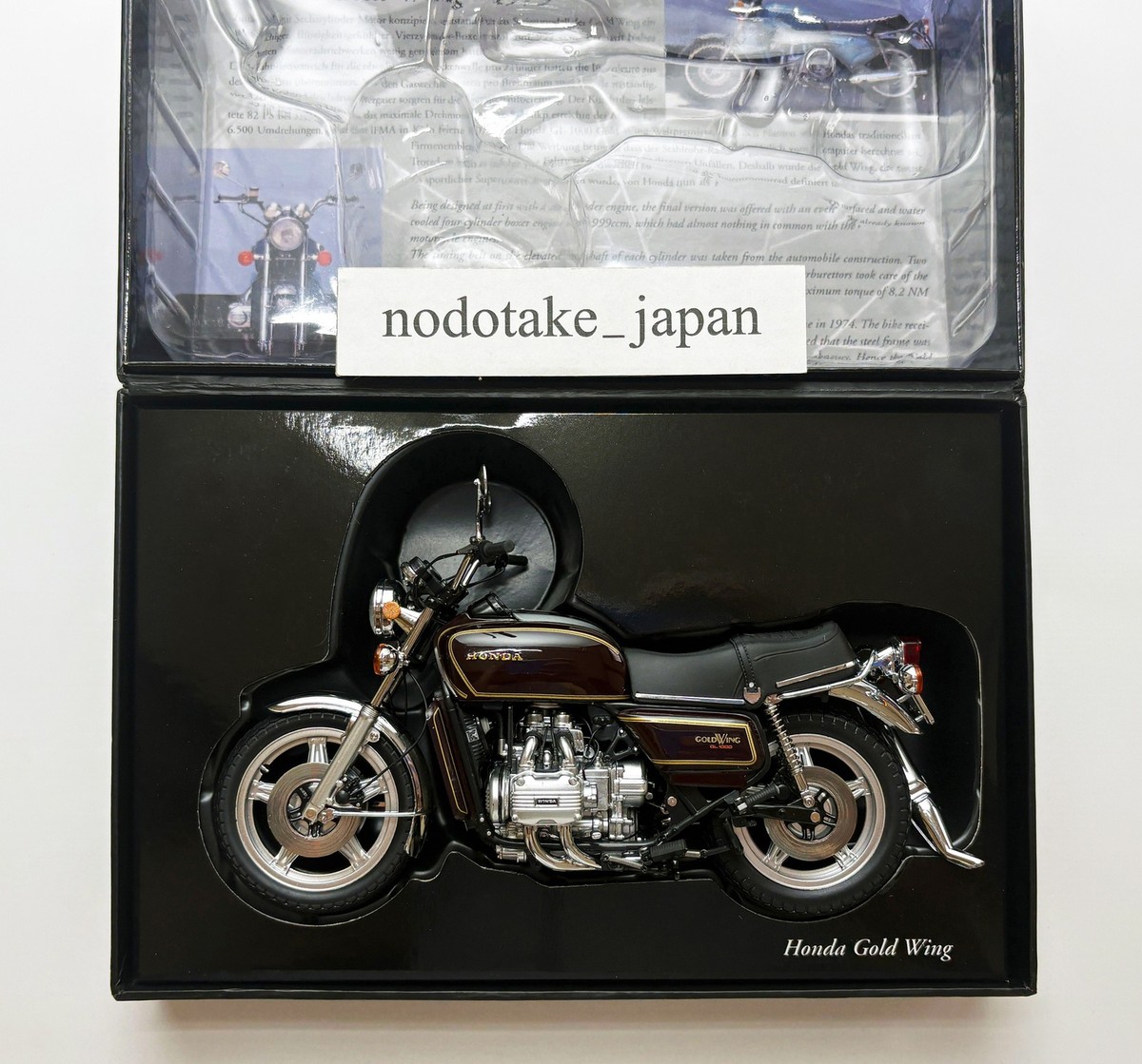 Minichamps 1/12 scale Honda Gold Wing GL1000 (K3) 1978 Candy