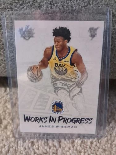 2020-21 Panini Court Kings James Wiseman Works in Progress /49 RC Warriors WW4